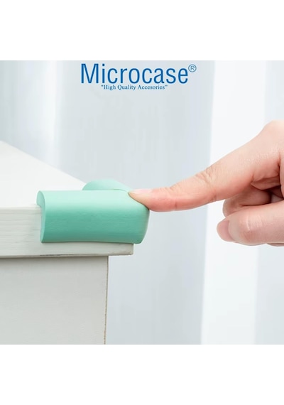 Microcase 3m Yapıştırmalı Sünger Bebek Ve Çocuk Köşe Kenar Koruyucu 10in1 Set - Al5235 Siyah Genel