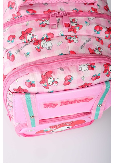 X Dekomus Lisanslı My Melody Yeni Sezon Sweet Berry Collection Büyük Boy Okul Çantası Açık Gri