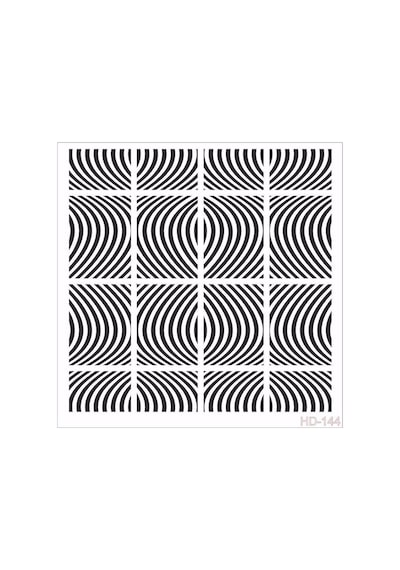 Hdm144 Home Dekor Midi Stencil 25X25