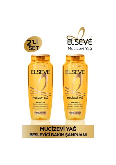 Mucizevi Yağ Besleyici Bakım Şampuanı 400 Ml 2'li Set