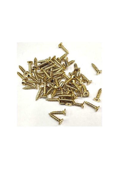 Sarı 1000 Adet Klips Vidası 2,3x9,5 Mm Yhb, İthal - Konik Başlı Kutu Ayak, Askı, Mini Vida 9,5 Mm