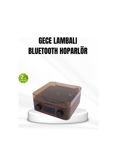 Bluetooth Hoparlörlü Gece Lambası Dijital Saat Ve Ambiyans Işığı Çok Amaçlı Çok Renkli