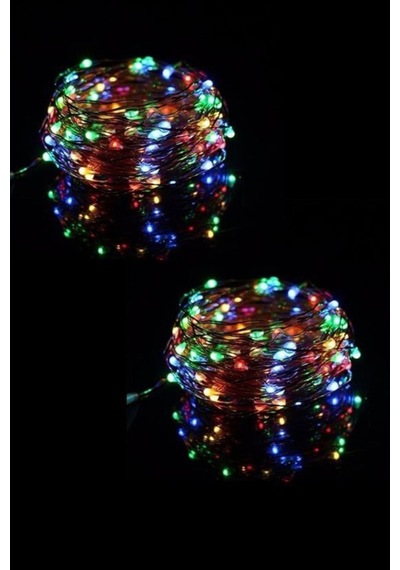 Tedaks Pilli Renkli Peri Led Işık Dekoratif Aydınlatma 5 Metre Rgb Led RGB
