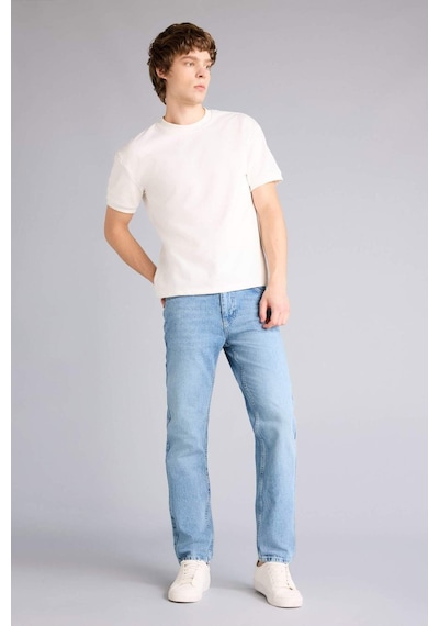 Defacto Tapered Fıt Pantolon Mavi