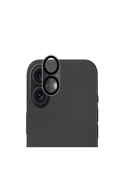 Apple Uyumlu iPhone 16 / 16 Plus 3d Kamera Camı Lens Koruyucu Şeffaf Al3403