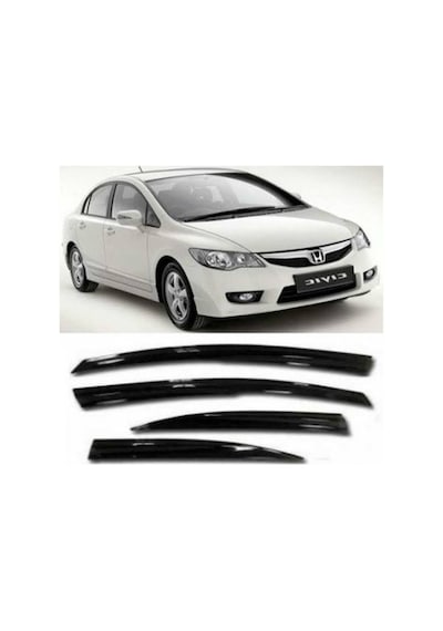 Honda Civic Cam Rüzgarlığı 2007-2012 Mugen 4 Lü