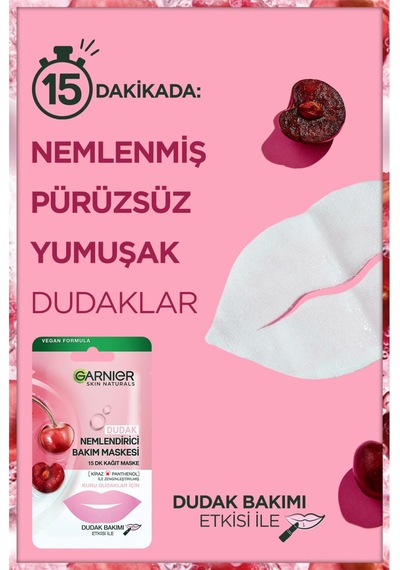 Garnier Dudak Nemlendirici Bakım Maskesi Sku: Smg8690010409034
