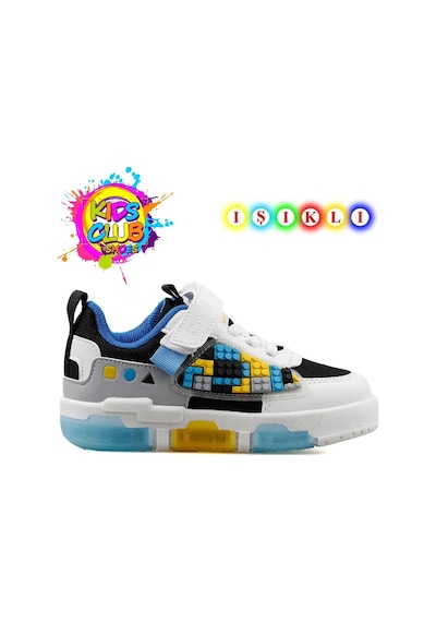 Cool Legos Işıklı Ortopedik Taban Unisex Çocuk Spor Ayakkabı Çok Renkli
