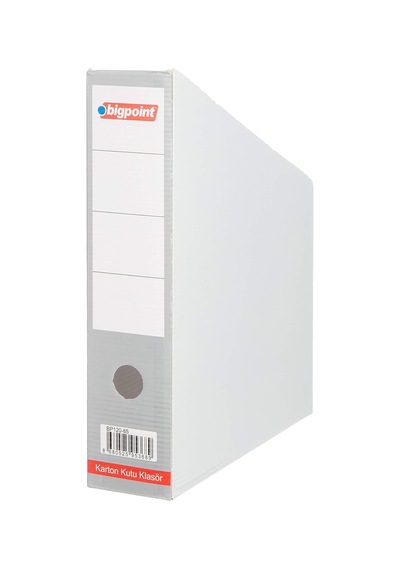 Bigpoint Bp120-85 Karton Kutu Klasör Magazinlik, 6'li Set, Gri