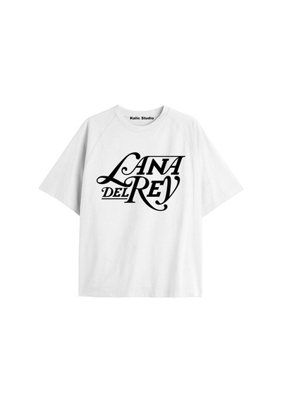 Kalic Studio Lana Del Rey Oversize T-shirt Kod50 Beyaz-50