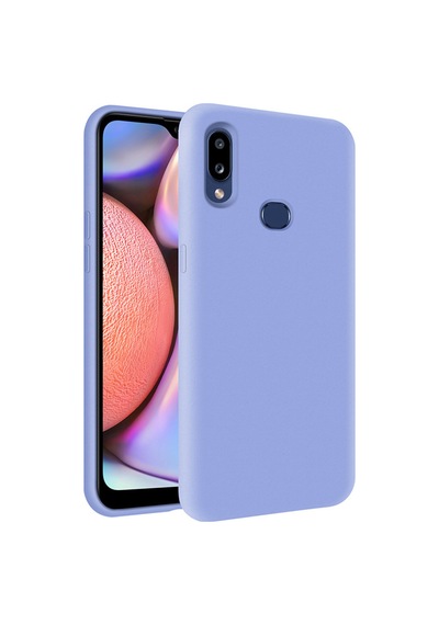 KZY İletişim Samsung Galaxy Uyumlu A10s içi Kadife Soft Logosuz Lansman Silikon Kapak