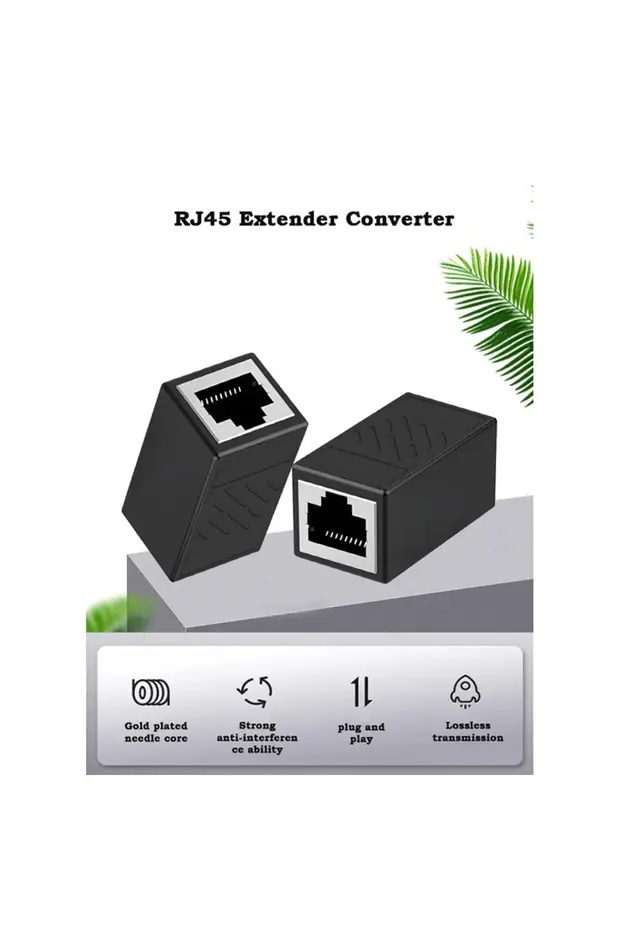 50 Adet Gigabit Destekli Rj45 Dişi Dişi Cat5/cat6/cat7cat8 Ethernet Lan Ağı Birleştirici Ara Internet Kablosu Uzatıcı
