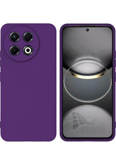 Tecno Spark 30 Pro Uyumlu Silikon Kılıf - Kamera Korumalı Esnek Pastel Renk Kapak - Mor