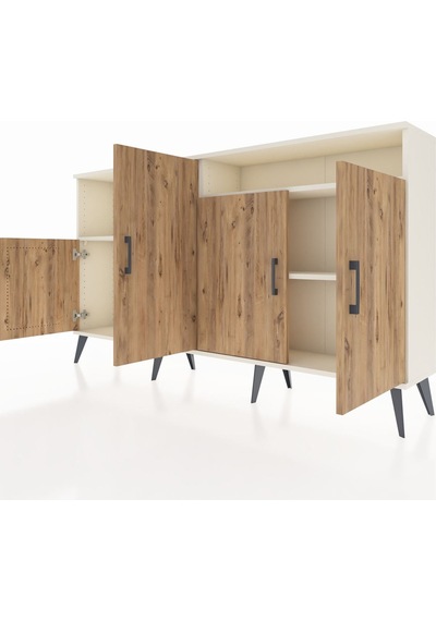 Arges Konsol 5 Raflı 4 Kapaklı 176x30x99 Aytaşı-çam/aytaşı Atlas Çam/aytası - Aytası Arges Konsol 5 Raflı 4 Kapaklı 176x30x99 Aytaşı-çam/aytaşı Atlas Çam/aytası - Aytası