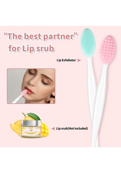 Silikon Dudak Fırçalayın Fırça Dudak Scrubber Aracı Dudak Exfoliator Fırça Peeling Dudak Fırçalama Aracı Koyu
