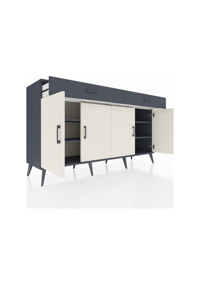 Hyperion Konsol 4 Raflı 2 Çekmeceli 4 Kapaklı 176x44x99 Antrasit-aytaşı/antrasit Antrasıt/aytası - Antrasıt Hyperion Konsol 4 Raflı 2 Çekmeceli 4 Kapaklı 176x44x99 Antrasit-aytaşı/antrasit Antrasıt/aytası - Antrasıt