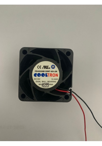 Cooltron Fd4028b12w7852r 40x40x28mm Dc 12v Kompakt Fan 20.000rp