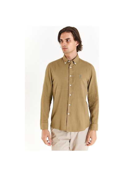 U.s. Polo Assn. Erkek Gömlek 50283718-vr027 Haki