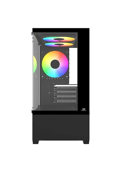 Powerboost M5001b 500w 3 12cm Rainbow Fan Usb 3.0 Seaview Matx Gaming Siyah Kasa