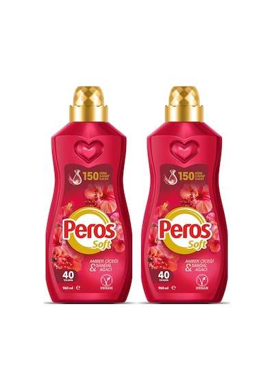 Peros Soft 1440 Ml Amber Çiçeği & Sandal Ağacı X 2 Adet 2'li Set