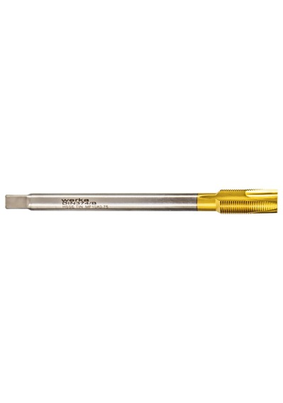 Werka Dın374/b Hss-e- Tin Düz Makine Kılavuzu Metrik İnce Diş Mf5 X 0.5
