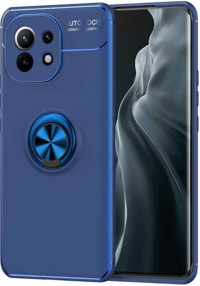 Xiaomi Mi 11 Kılıf Zore Ravel Silikon Kapak Mavi