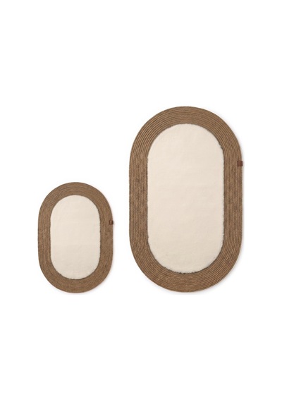 Banyo Paspası Takımı 60x100+40x60 Cm Düz Bej & Camel