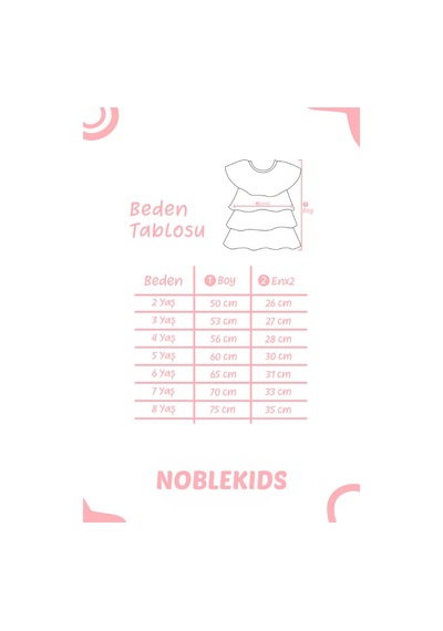 Le Mabelle Kız Çocuk Çok Renkli Yıldız Baskılı Kat Kat Tül Elbise Estela