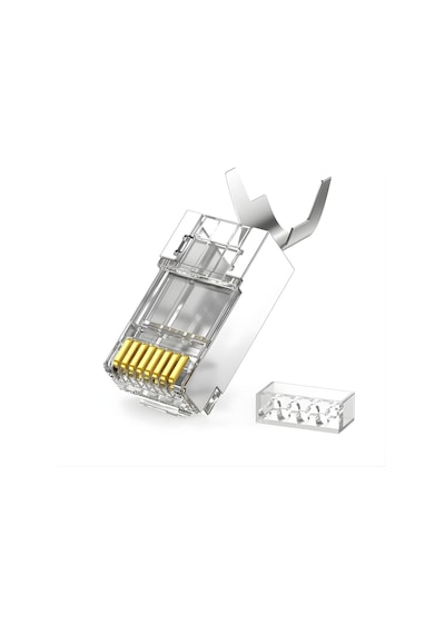 Mn6 M118xf Cat 7 Jack/30gbps Ye Kadar Hız-10adet-nikel Kaplı Koruma/cat7 Cat6a Soket-cat7 Rj45 Konnektör
