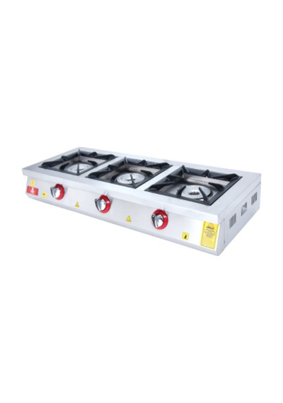 Set Üstü Ocak 3'lü 120x45 Gazlı