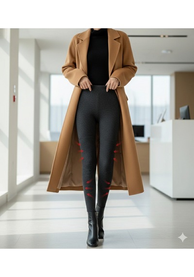 Zilvana Unisex Kalın Termal Tayt Siyah M Beden Polar Astar, Isı Yalıtımlı İçlik 70-110 Kg