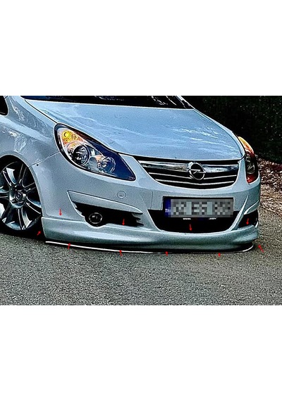 Corsa D Ön Tampon Eki - Makyajsız - Plastik - Boyasız