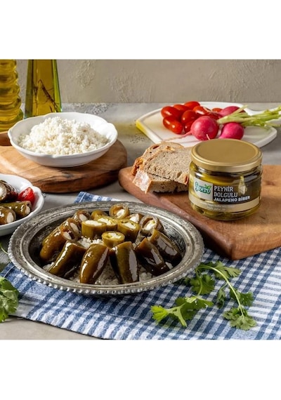Peynir Dolgulu Jalapeno Biber 290 Gr Cam Kavanoz