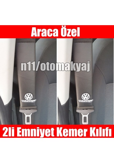 Volkswagen Jetta Oto Koltuk Deri Emniyet Kemer Aksesuar Kılıfı