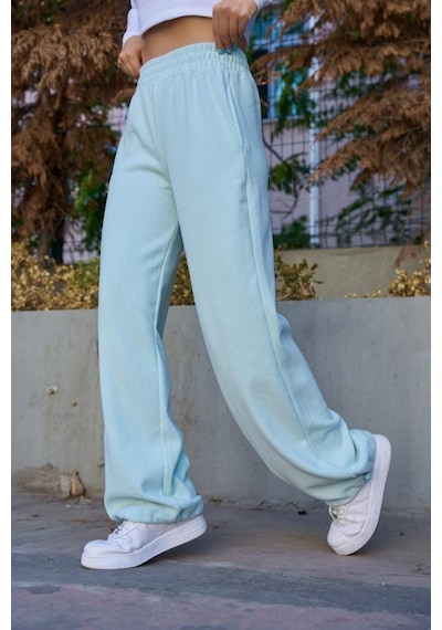 Etiler Collection Düz Lastikli Eşofman - Mint Yeşili Mint Yeşili