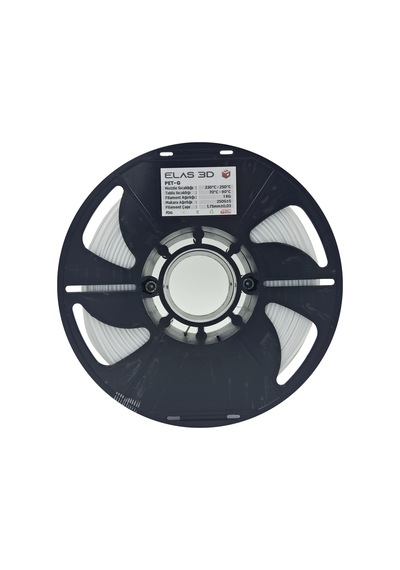 Elas Beyaz Pet-g Filament 1.75 Mm 1 Kg