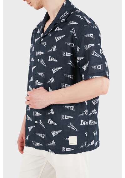 Emporio Armani Erkek Gömlek Em001084 Af22078 Fb465 Lacivert