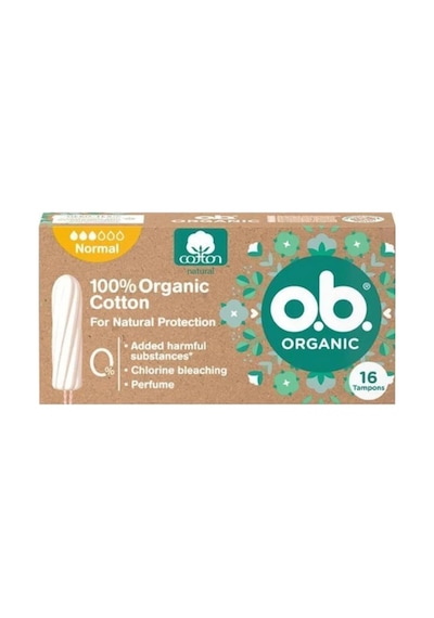 O.b. Organik %100 Pamuk Tampon Normal 16 Adet-2345