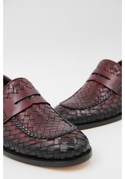 Oggi 00600-196 Erkek Klasik Ayakkabı - Bordo-bordo