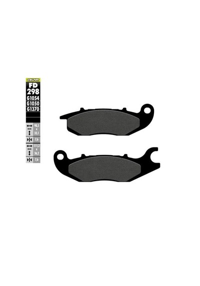 Honda Cbr 125 R Ön Fren Balatası 2004-2010 Galfer Yarı Metal Scooter