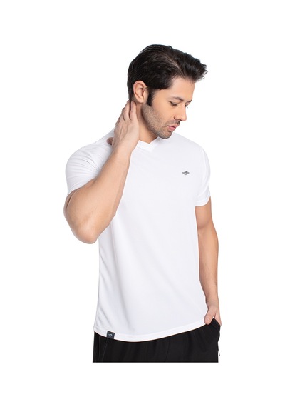 Crozwise 7136-08 Kare Petekli V Yaka Erkek Spor T-Shirt