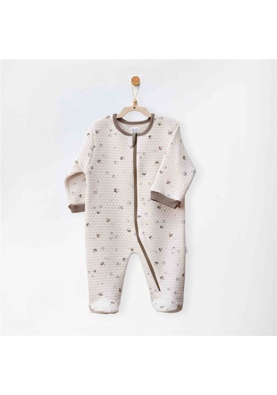 Erkek Bebek Tulum - Andywawa - Ecru - 3-6 Ay ekru