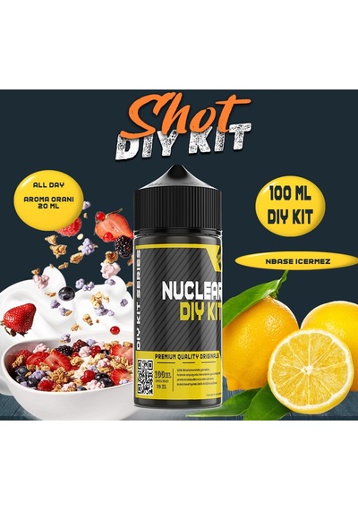 Nuclear 100 Ml Dıy Kit Shot Gıda Aroma 20 Ml Aroma İçerir