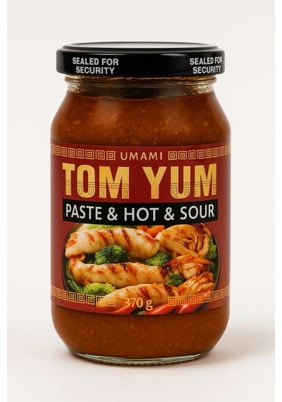 Tom Yum Paste & Hot & Sour 370 G Tayland Ekşi & Acı Çorba Ezmesi