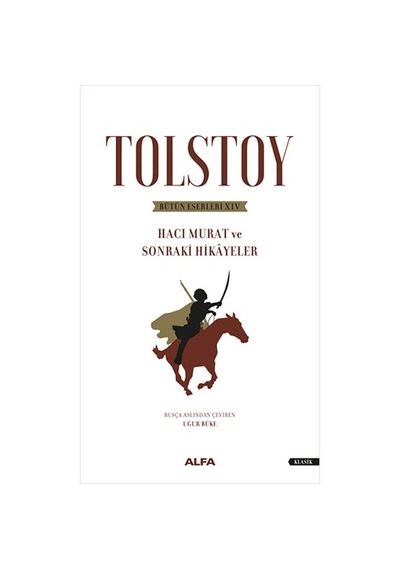 Hacı Murat + Tolstoy Bütün Eserleri 14 + Tolstoy Bütün Eserleri 13 Ciltli + Okuma Sticker'ları