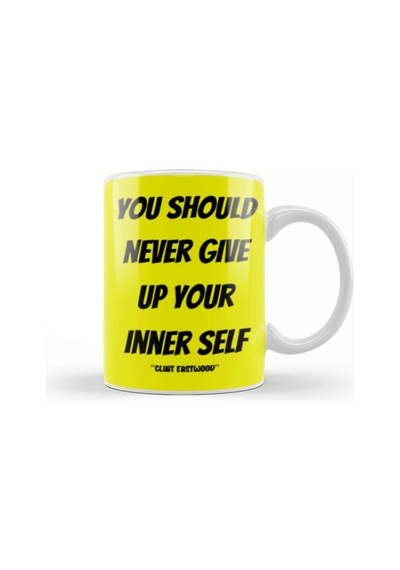 Clint Eastwood Quotes Gift Vintage Retro Rainbow Style Kupa Bardak Porselen No11237 Karışık