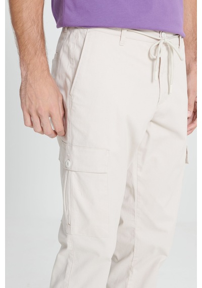 AC&Co / Altınyıldız Classics Erkek Tas Comfort Fit Rahat Kesim Pamuklu Esnek Yan Cepli Kargo Pantolon Taş AC&Co / Altınyıldız Classics Erkek Tas Comfort Fit Rahat Kesim Pamuklu Esnek Yan Cepli Kargo Pantolon Taş