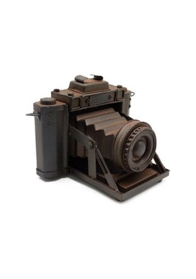 Dekoratif Metal Vintage Fotoğraf Makinesi