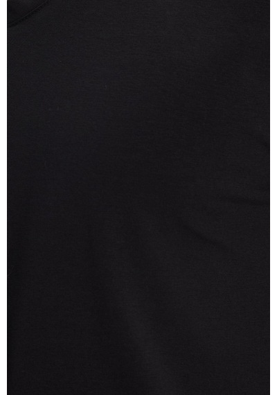 Tudors Erkek Slim Fit Dar Kesim Pamuklu Yumuşak Dokulu Likralı Esnek Kumaş Düz Basic Siyah V Yaka Tişört-16654 Tudors Erkek Slim Fit Dar Kesim Pamuklu Yumuşak Dokulu Likralı Esnek Kumaş Düz Basic Siyah V Yaka Tişört-16654