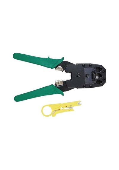 Speeduf Rj9 Rj12 Rj45 Sıkıcı Sıkma Network Pensesi Kablo Soyucu Set Cat5 İnternet Ucu Çakma